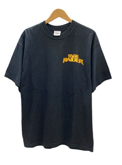 US US古着 00s MOVIE TEE ムービーTシャツ 映画  2001 TOMB RAIDER トゥームレイダー ララ・クロフト 黒 XL Tシャツ プリント ブラック LLサイズ 101MT-2590