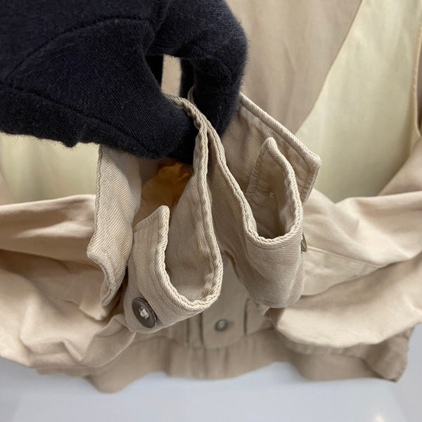 【曜日割引対象外】 ヴィンテージ vintage 40's The KANGAROO SHIRT by MACK カンガルーシャツ 長袖シャツ ベージュ Sサイズ 201MT-4577 VB