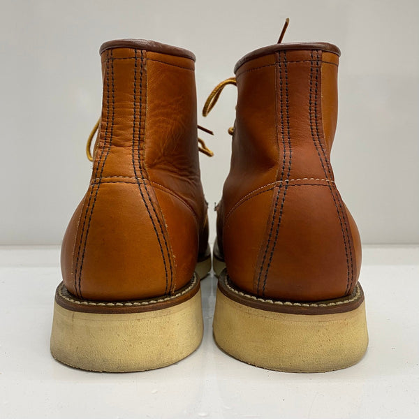 【曜日割引対象外】 レッドウィング RED WING 90's 97年製 犬刻印 アイリッシュセッター 875 メンズ靴 ブーツ ワーク ブラウン 28cmサイズ 201-shoes1518 VB