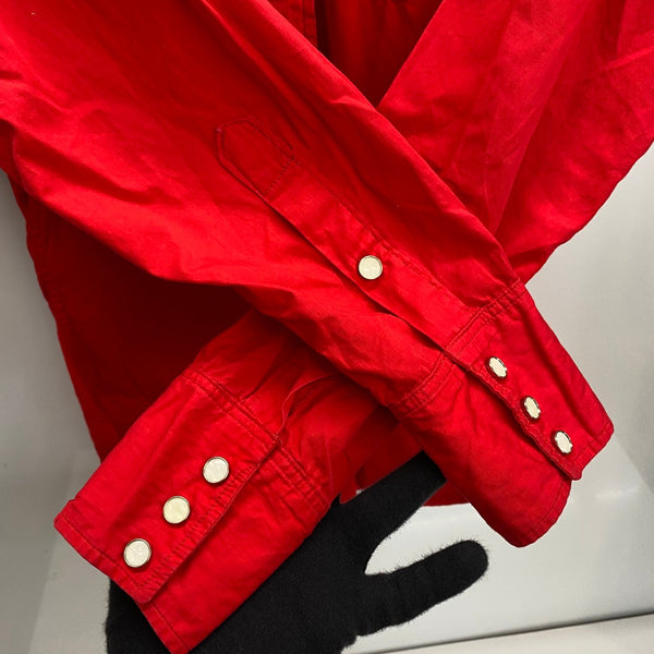 【曜日割引対象外】 ラングラー Wrangler 60's WESTERN SHIRT 長袖シャツ レッド 15-33サイズ 201MT-4376 VB