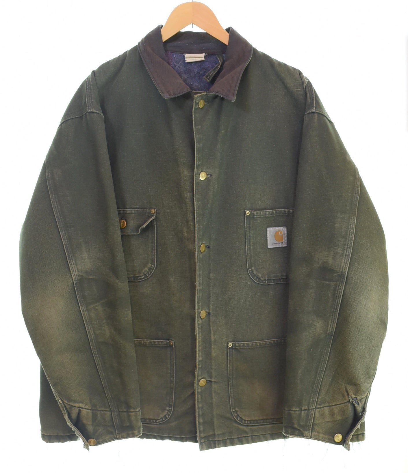 Carhartt ミシガンコート USA製 グリーン ダック　チョアコート 10Jd08Z2MYIlIZSuRzxCUkpzOn6xD4