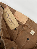 ラルフローレン RalphLauren Denim & Supply STUDS DOUBLE KNEE WORK PANTS スタッズ ダブル ニー ワーク パンツ ジップフライ 加工 ズボン 茶 総柄 ボトムスその他 ブラウン サイズ 28/32 104MB-379