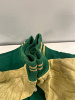 ヴィンテージ vintage 50's 50年代 TIMBERLINE ウール スタジャン バーシティジャケット アワードジャケット 袖レザー ツートン ベージュ 38 ジャケット グリーン 101MT-5450