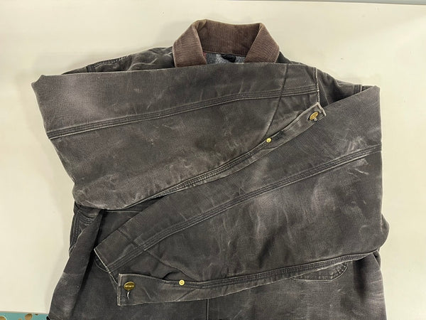 カーハート Carhartt 00's ミシガンチョアコート USA製 アメリカ製 C01 BLK 表記サイズ44 ジャケット ブラック 101MT-4629