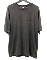 ブラックアイパッチ BlackEyePatch TEE 半袖 カットソー コットン クルーネック プルオーバー ロゴパッチ 刺繍 GRAY 灰色 Tシャツ ワンポイント グレー Lサイズ 104MT-1896