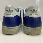【曜日割引対象外】 アディダス adidas 90's 96年製 スーパースター メンズ靴 スニーカー ブルー 26.5cmサイズ 201-shoes1514 VB