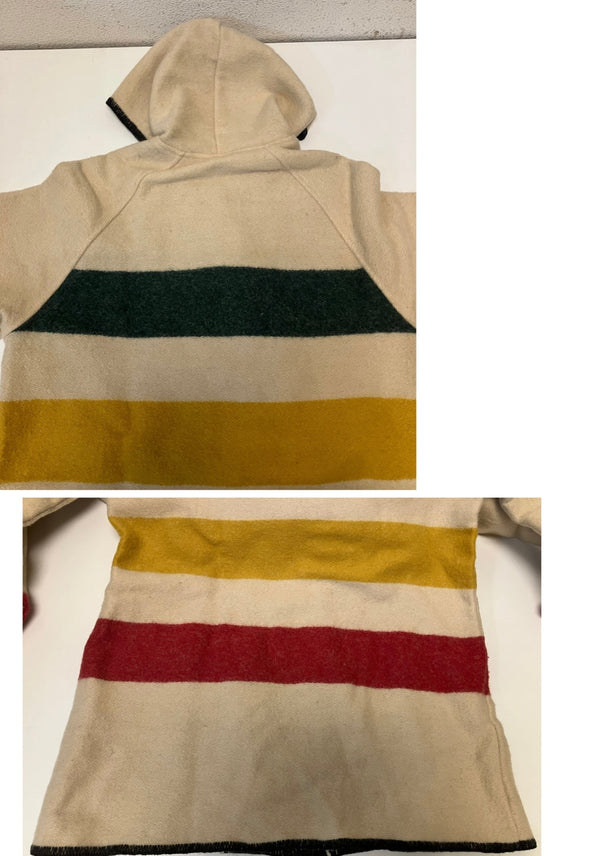 ウールリッチ WOOLRICH 70's 70年代 マルチボーダー フーデッド ウール ブランケット コート VINTAGE ヴィンテージ コート マルチカラー Mサイズ 101MT-4683