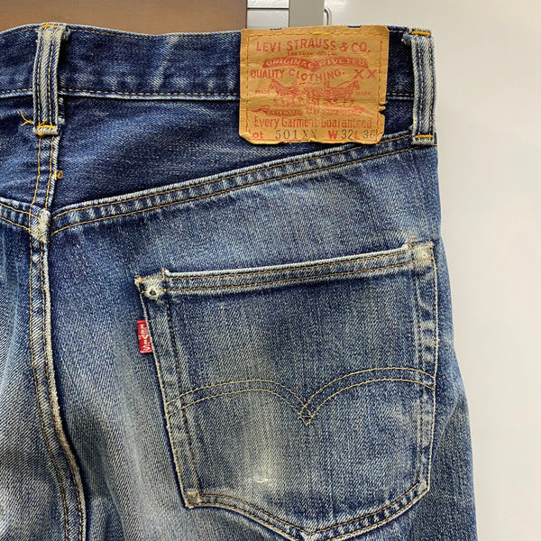 【曜日割引対象外】 リーバイス Levi's 90's 501XX 97年製 バレンシア 1955モデル W32 L36 デニム ブルー 201MB-1166 VB