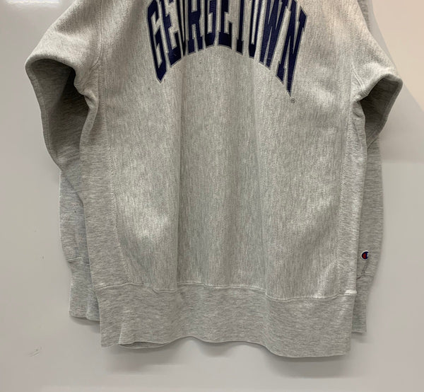 【曜日割引対象外】 チャンピオン Champion 90's REVERSE WEAVE USA製 前期 GEORGETOWN スウェット グレー XXLサイズ 201MT-2924 VB