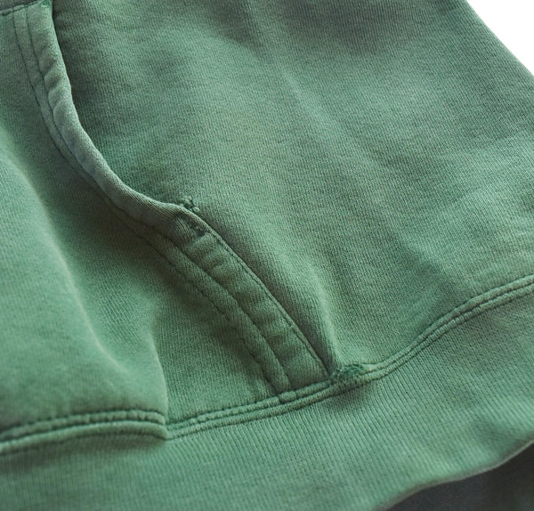 アディダス adidas 80s  90s トレフォイルロゴ ビッグロゴスウェット パーカー パーカ グリーン 103MT-3358