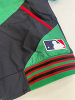 シュプリーム SUPREME 21AW SUPREME×New York Yankees Track Jacket ニューヨークヤンキーズ コラボ トラックジャケット ナイロンジャケット ロゴ刺繍 緑 ジャケット グリーン Mサイズ 101MT-5052