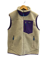 パタゴニア PATAGONIA Classic Retoro-X Vest クラシックレトロXベスト ボアベスト フリースベスト 23048FA20 ベスト ベージュ Mサイズ 101MT-5408