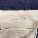 リアルマッコイズ The REAL McCOY'S デニム ハーフパンツ ブルー 34-36サイズ 201MB-1087