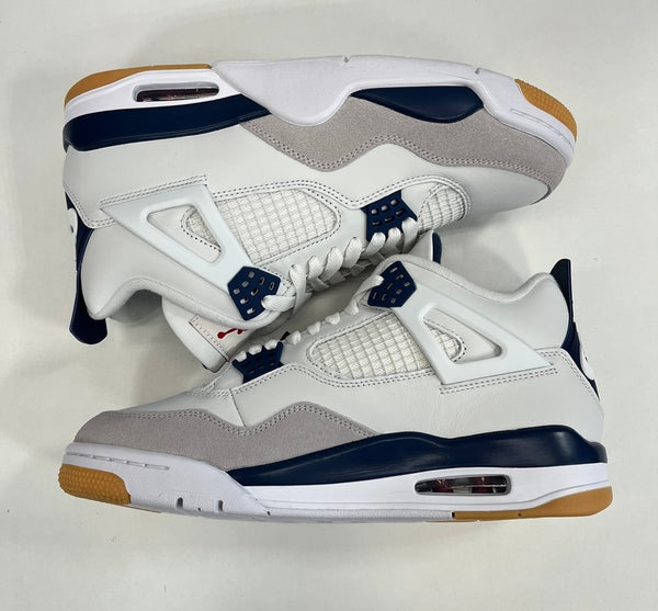 ジョーダン JORDAN Nike SB Air Jordan 4 Retro SP Summit White ナイキ SB エアジョーダン4 レトロ SP サミットホワイト ネイビー DR5415-100 メンズ靴 スニーカー ホワイト 27cm 101sh-2122