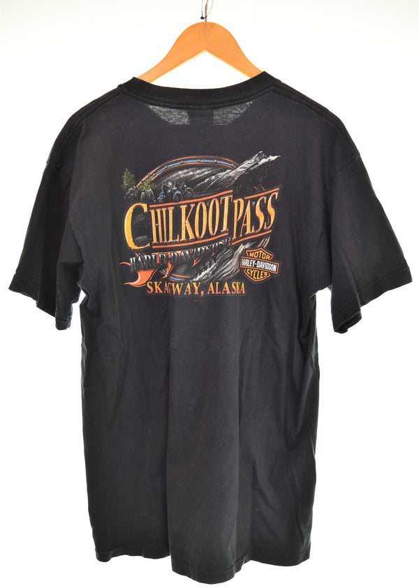 ハーレーダビットソン Harley Davidson 00s 00's RIDE TO LIVE 両面プリントTシャツ Tシャツ ブラック Lサイズ 103MT-3122