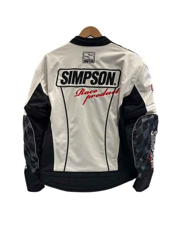 シンプソン SIMPSON Mesh Jacket メッシュジャケット バイカージャケット レーシングジャケット 白 NSM-2004 LW ジャケット ホワイト 101MT-5222