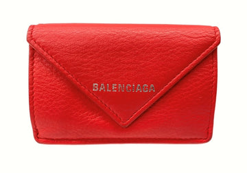 バレンシアガ BALENCIAGA MINI WALLET ミニ ウォレット 三つ折り財布 ミニ財布 赤 財布・ケース メンズ財布 ロゴ レッド 104wallet-11