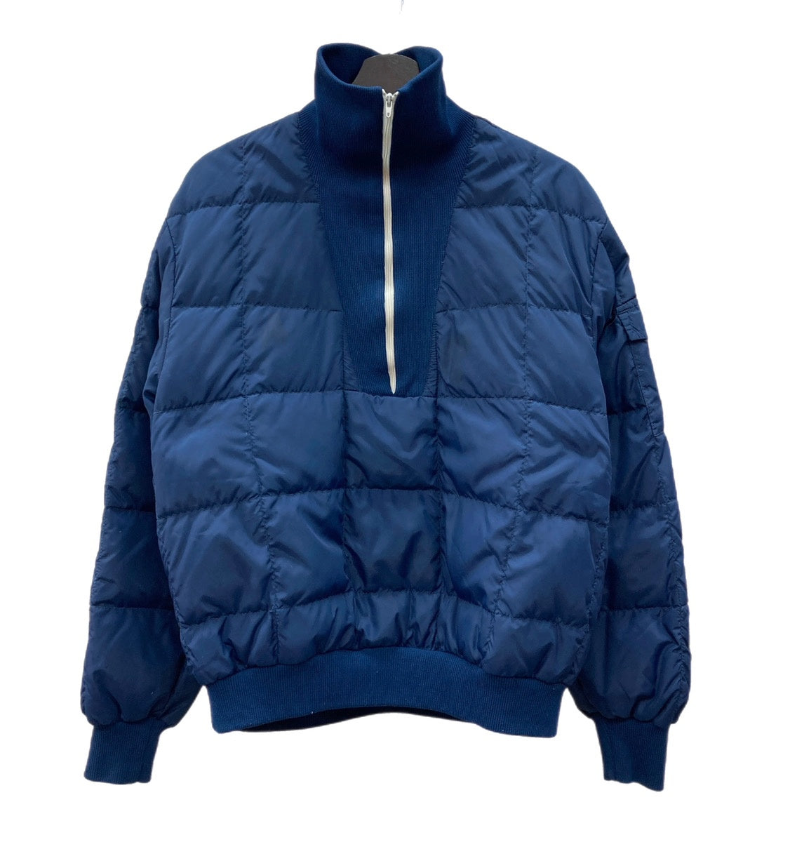 エディーバウアー Eddie Bauer 80s 80年代 黒タグ ハーフジップ ダウン