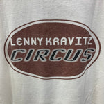 【曜日割引対象外】 バンド band レニー・クラヴィッツ lenny kravitz ジャイアント GIANT  Tシャツ ホワイト Lサイズ 201MT-3608 VB