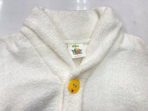 ジェラートピケ gelato pique 23AW ジャガードショールカーディガン セサミストリート ルームウェア フロントボタン ロゴ タグ付き WHITE 白 SSMUNT235406 カーディガン キャラクター ホワイト M-Lサイズ 104LT-133