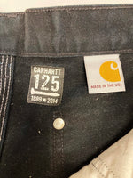 カーハート Carhartt ダブルニー ペインターパンツ ORIGINAL FIT BLK 29×30  USA製 ボトムスその他 無地 ブラック 29インチ 101MB-359