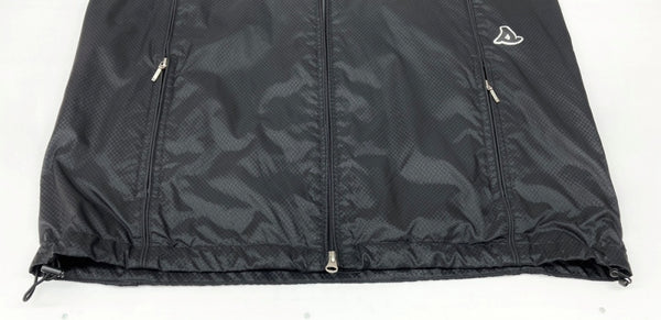 ステューシー STUSSY OLD ZIP HOODIE NYLON JACKET ジップ フーディ ナイロン ジャケット 黒 ジャケット ワンポイント ブラック Lサイズ 104MT-1921