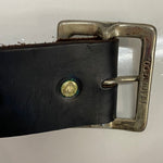 【曜日割引対象外】 【中古】エイチティーシー HTC エンドスタッズ USA製 サイズ34 ベルト・サスペンダー メンズベルト ブラック 201goods-706 VB