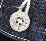 バズリクソンズ BUZZ RICKSON'S TROUSERS WORKING DENIM メタルボタン シンチバック ワーキングデニム BR41106 デニム ブルー 103MB-690