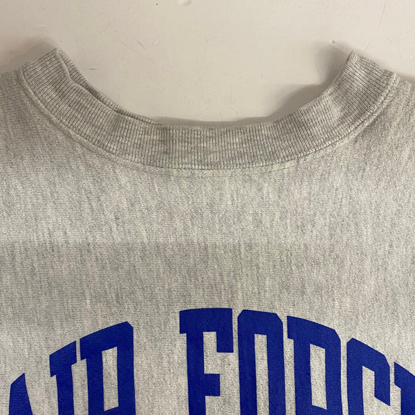 【曜日割引対象外】 チャンピオン Champion 80's リバースウィーブ AIR FORCE USA製 トリコタグ スウェット グレー Lサイズ 201MT-4780 VB