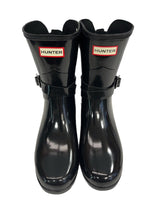 ハンター HUNTER リファインド アジャスタブル グロス ショート バックストラップ 黒 WFS2008RGL レディース靴 ブーツ その他 ブラック UK5（参考サイズ25CM） 101sh-2222