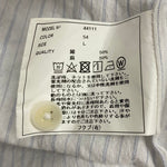 ヤエカ YAECA BUTTON SHIRT REGULAR COLLAR 44111 長袖シャツ ホワイト Lサイズ 201MT-4612