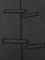 ボッテガヴェネタ BOTTEGA VENETA CAPE COAT ケープ コート ショートスリーブ ポンチョ 薄手 アウター ジャケット 灰 サイズ 38 コート 無地 グレー 104MT-2109