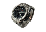ジーショック G-SHOCK CASIO カシオ G-STEEL 中留 タフソーラー 耐衝撃構造 20気圧防水 アウトドア 腕時計 ウォッチ 5444 銀 GST-W110D メンズ腕時計シルバー 104T-27