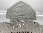 スタンダードカリフォルニア STANDARD CALIFORNIA LOGO PULLOVER HOODIE ロゴ プルオーバー フーディ パーカー スウェット プリント 灰 パーカ ロゴ グレー Mサイズ 104MT-1685