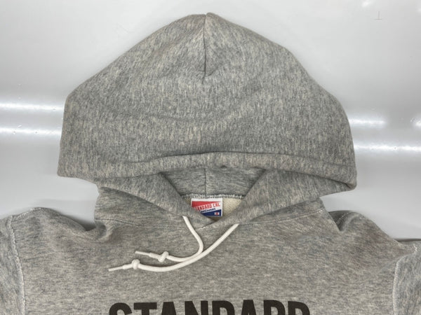 スタンダードカリフォルニア STANDARD CALIFORNIA LOGO PULLOVER HOODIE ロゴ プルオーバー フーディ パーカー スウェット プリント 灰 パーカ ロゴ グレー Mサイズ 104MT-1685