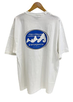 パタゴニア PATAGONIA 90s Vintage ヴィンテージ  USA製 DEADSTOCK デッドストック surfboards サーフボード プリントTシャツ ロゴ  XL Tシャツ ホワイト LLサイズ 101MT-4705