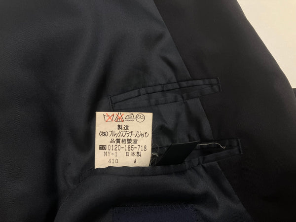 ブルックスブラザーズ Brooks Brothers 紺ブレ 金ボタン ダブルブレスト テーラードジャケット ブレザー 背抜き 日本製 44REG ジャケット ネイビー 101MT-5133