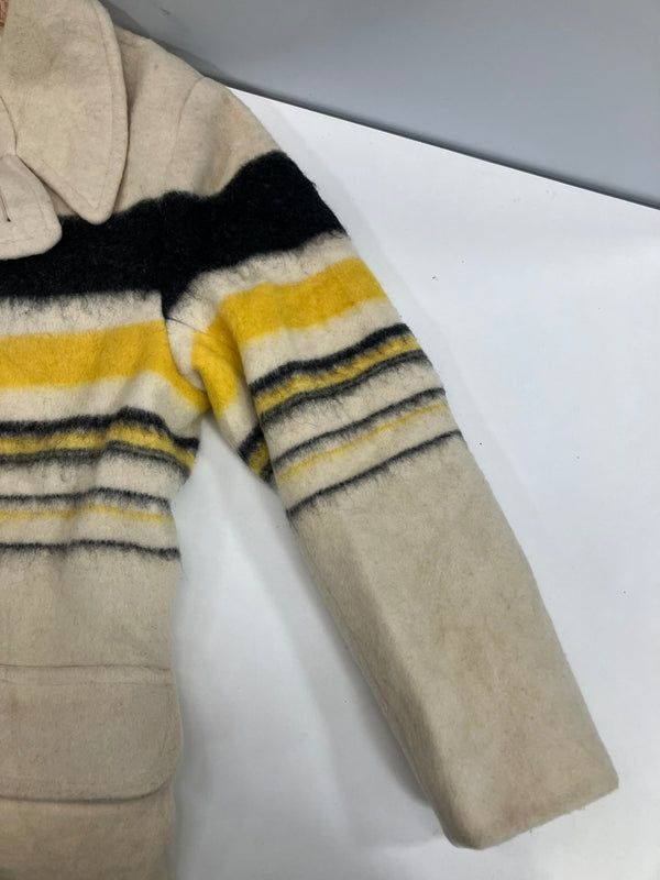 ヴィンテージ vintage 50's~60’s 50~60年代 Mac-Mor of canada Blanket Coat ブランケットコート ライン ウッドボタン 38 ジャケット ベージュ 101MT-4765