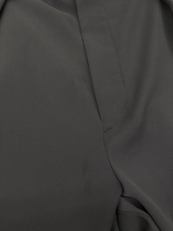 クルニ CULLNI 2Tuck Pants with Long Belt for STUDIOUS タック ワイド パンツ ジップフライ ベルト 灰 無地 CU-021-ST スラックス グレー サイズ 1 104MB-334