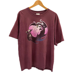 ヴィンテージ vintage 00’s Disney ディズニー VILLANS ヴィランズ Maleficent マレフィセント 映画 ムービーT XL Tシャツ パープル LLサイズ 101MT-4281
