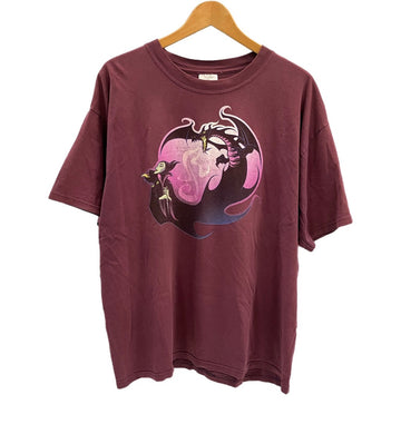 ヴィンテージ vintage 00’s Disney ディズニー VILLANS ヴィランズ Maleficent マレフィセント 映画 ムービーT XL Tシャツ パープル LLサイズ 101MT-4281
