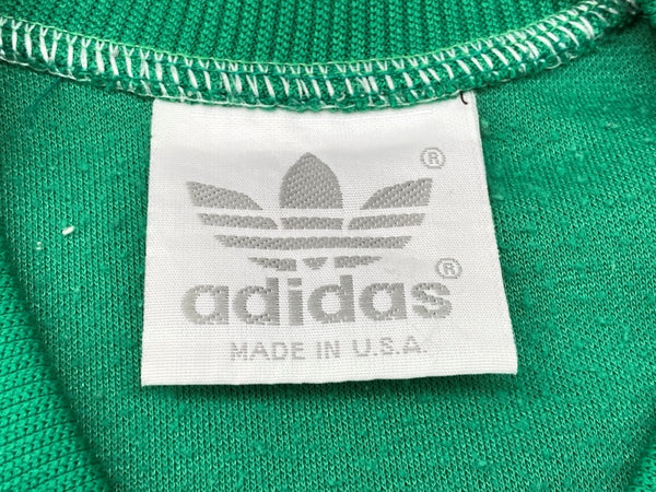 アディダス adidas 80's USA製 Track Jacket トラック ジャケット 緑 ジャージ ロゴ グリーン Lサイズ 104MT-2046