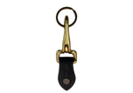ダブルアールエル RRL LEATHER KEY CHAIN レザー キー チェーン キーリング キーホルダー Ralph Lauren ラルフローレン 黒 金 メンズジュエリー ウォレットチェーン・キーチェーン ロゴ ゴールド 104A-65