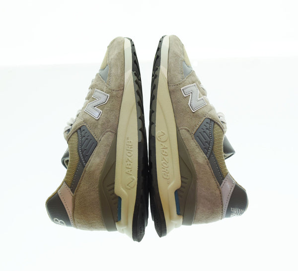 ニューバランス new balance 998 MADE IN U.S.A. ABZORB アブゾーブ Dワイズ U998GR メンズ靴 スニーカー グレー 28cm 103S-1144