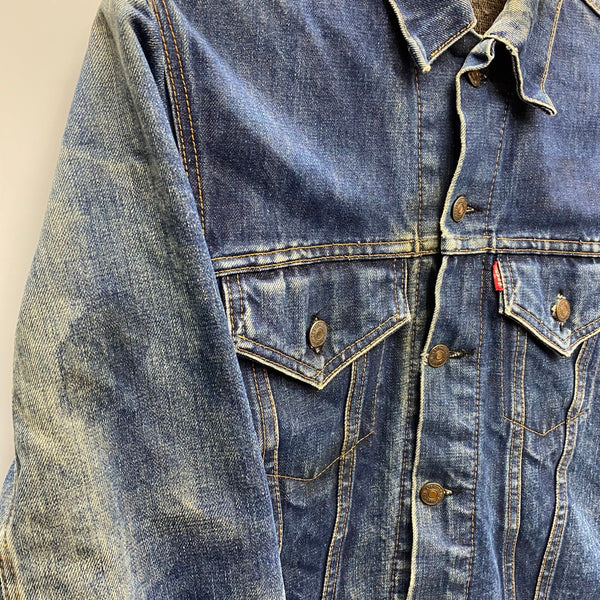 【曜日割引対象外】 リーバイス Levi's 60's 70's 70505 BIG E USA製 ブランケットライナー ジャケット ブルー 201MT-4341 VB