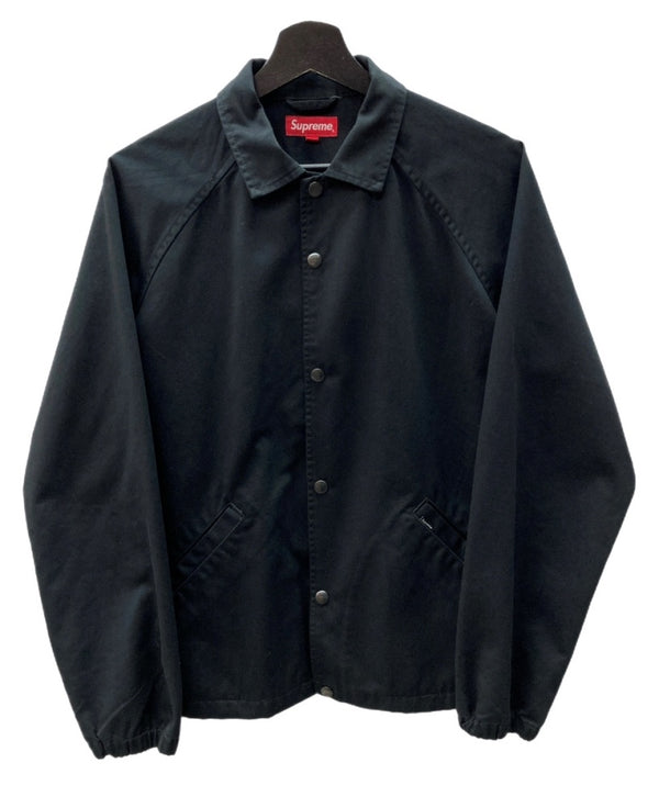 シュプリーム SUPREME × ANTIHERO アンタイヒーロー Snap Front Twill Jacket スナップ フロント ツイル ジャケット 黒 ジャケット 刺繍 ブラック Sサイズ 104MT-1620