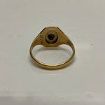 【曜日割引対象外】 【中古】ヴィンテージ vintage 30's JOSTEN カレッジリング 10K 21号 1933年 メンズジュエリー・アクセサリー インディアンジュエリー 指輪・リング ゴールド 201goods-797 VB