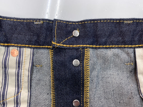 リーバイス Levi's S501XX 大戦モデル LVC ヴィンテージクロージング 復刻 赤耳 日本製 月桂樹ボタン 濃紺 無地 44501-0088 デニム ネイビー W38 L34 104MB-361