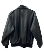 ワコマリア WACKO MARIA 24FW A-2 FLIGHT JACKET レザー フライト ジャケット 牛革 黒 24FW-WMO-BL07 ジャケット 無地 ブラック Mサイズ 104MT-1615