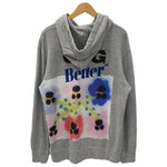 コムデギャルソン COMME des GARCONS CDG ベター Better コラボ ST-T004 パーカ グレー XLサイズ 201MT-4347